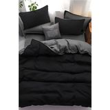 Karani Home Çifttaraflıçiftkişilik Nevresim Takımı - Siyah - 220 x 240 cm