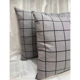 Karani Home Fermuarlı Yastık Kılıfı 2 Adet - 50 × 70 cm - Gri