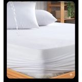 Karani Home Su Geçirmez Micro Fitted Sıvı Geçirmez Yatak Koruyucu Yatak Alezi - 200 x 200 cm - Beyaz
