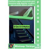 Karanlıkta Parlayan Acil Durum Çıkış Merdiven Kenar Esnek Güçlü Yapışkan Fosfor Bant 2 Cmx4 Mtr 10Ad