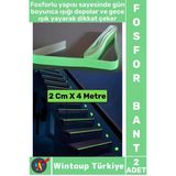 Karanlıkta Parlayan Acil Durum Çıkış Merdiven Kenar Esnek Güçlü Yapışkan Fosfor Bant 2 Cmx4 Mtr 2 Ad