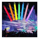Karanlikta Yanan Asilabilir İp Aparatli Glow Stick Kolye Glow Stick Lamba 6 Adet 6 Renk 15 Cm