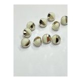 karantuhafiye Bluz Gömlek Düğmesi, Metalize Plastik, 1 cm, 10'lu Set, 5277151013285229