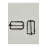 karantuhafiye Çanta Sürgüsü / Ayar Tokası / 2 Li Set / 4 Cm Antrasit