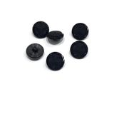 karantuhafiye İtalyan Ceket Trençkot Düğmesi, Siyah, Kumaş Dokulu, 2,3 cm, 6'lı Set