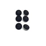 karantuhafiye İtalyan Hırka Yelek Düğmesi / Siyah / Kumaş Dokulu Parlak Kenarlı / 1,8 CM / 6’lı Set / itl001