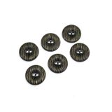 Karantuhafiye Kaban Manto Düğmesi, Metal Düğme, Antik Sarı, 2,8 cm, 6'lı Set