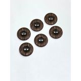 Karantuhafiye Kaban Manto Düğmesi, Metal Düğme, Bakır, 2,8 cm, 6'lı Set