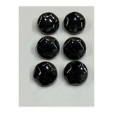 karantuhafiye Metal Düğme, Kaban Manto Boyu, 6'lı Set, 2,5 cm, Siyah, 5277151013285284