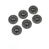 Karantuhafiye Metal Kaban Manto Düğmesi, Antik, 2,8 cm, 6'lı Set