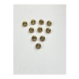 karantuhafiye Taşlı Bluz Düğmesi / Metal Bluz Düğmesi Gold / 10 Adet /2887/ Model 4