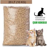 Karaoğlan Tarım Doğal Çam Kokulu Kedi Kumu 20 lt (10 kg) Topaklaşan Çam Peleti