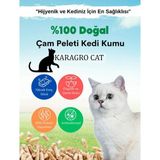 Karaoğlan Tarım Kedi Kumu Doğal Tozsuz Çam Peleti 40 Lt (20 Kg) ÇAMPELET20KG