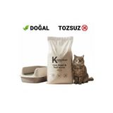 karaoğlan tarım Patiye Yapışmayan Koku Önleyici Katkısız %100 Doğal Çam Peleti Kedi Kumu 10 Kg