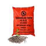 karaoğlan tarım Süper Kompoze Npk 15.15.15 Taban Gübresi Kükürt Katkılı 25 Kg