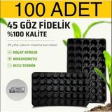 Karaoğlu Vakum Ambalaj 100 Adet 45 Göz Fide Viyol (Fide Altlığı Fide Viyolü) - 52x32x100Adet