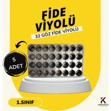Karaoğlu Vakum Ambalaj Fidelik Viyol 32 Göz Fide Viyolü Fide Altlığı Tohum Yetiştirme Kabı Fide yetiştirme viyolleri - 5 Adet