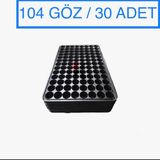 Karaoğlu Vakum Ambalaj Viyol 30 Adet 104 Göz Fide Viyolü Fide Altlığı Tohum Yetiştirme Kabı Fidelik - 52x32x30Adet