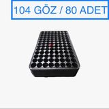 Karaoğlu Vakum Ambalaj Viyol 5 Adet 104 Göz Fide Viyolü Fide Altlığı Tohum Yetiştirme Kabı - 52x32x80Adet