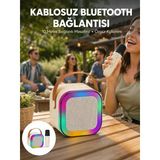 Karaoke Mikrofon Hoparlör Seti 6 Saat Kullanım Süresi Yeni Nesil
