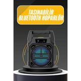 Karaoke Mikrofonlu Fm Radyolu Bluetooth Hoparlör Yüksek Ses Kaliteli ( Lisinya )