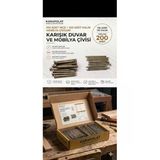 Karapolat 200 Adet Karışık Duvar Çivisi 100 İnce + 100 Kalın Beton Çivisi