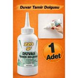 Karapolat Duvar Tamir Dolgu Macunu Beyaz Macun Hazır Beyaz Pratik Duvar Tamir Macunu 220GR