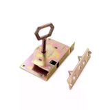 Karapolat Eski Tip Sandık Kilidi Boyu 7.5 Cm Eni 4.5 Cm Çok Renkli