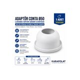 KARAPOLAT Lavabo Sifon Gider Contası Ø50 Adaptör Conta 50'lik Pimaş Uyumlu Takoz Conta Sızdırmazlık Contası