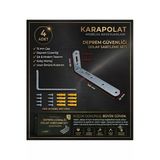 Karapolat Mobilya Eşya Dolap Duvara Sabitleme Köşebent Bağlantı Aparatı L Demiri Gönye Vida Dahil 20X60x140mm