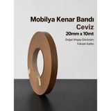 Karapolat Yapı Ceviz Mobilya Kenar Bandı Ütü Bandı - 10MT