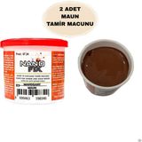Karapolat Yapı Mobilya Ahşap Tamir Dolgu Macunu Maun 200GR 2 Adet