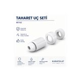KarapolatYapı Klozet Taharet Çubuğu Ucu Beyaz Perlatör Klozet Taharer Çubuk Ucu