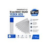 KarapolatYapı Maket Bıçağı Yedek Ucu Falçata Ucu 10’lu Paket