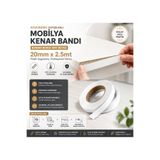 KarapolatYapı Mobilya Kenar Bandı Kendinden Yapışkanlı PVC Dekorarif Bant Çok Amaçlı Kenar Bandı 2.5 Metre
