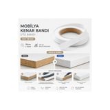 KarapolatYapı Mobilya Kenar Bandı Mat Beyaz 20mmx10mt Ütü Bandı