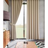 Karartma Perde Blackout Fon Perde- Modern House (443804441) bej