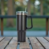 Karasu 304 Paslanmaz Çelik 1200 ml Termos - Siyah - 1,2 lt