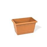 Karasu Toprak Rengi Balkon Saksı 6 Litre 30X20x17cm Krs-511