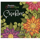 Karatay Mandala Colourıng Relax Boyama Kitabı 1 Adet Rahatlatan Çiçekler