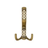 Karatay Portmanto Askısı, Metal Vestiyer Askısı, 20 Gr, Dolap ve Duvar Askılığı, Antik Sari (Vidalı)