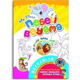Karatay Turkce - Ingilizce Neseli Boyama Kitabi Ornekli 32 Syf. (8 Kitap Takim)