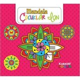 Karatay Yayınları 4E Boyama Kitabı Çocuklar İçin Mandala Pembe Karatay 153-00-0196