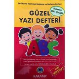 Karatay Yayınları Güzel Yazı Defteri - Kılavuz Dik Çizgili - Orta Boy