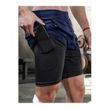 Karatopak Erkek Hızlı Kuruma Özellikli Antrenman Halısaha Fitness Kısa Taytlı Spor Şort