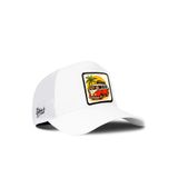 Karavan Logolu Beyaz Trucker Şapka