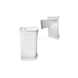 KaravanMalzemecim Shuıvan Karavan Banyo Lavabo Ve Dolap Set - Beyaz
