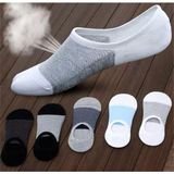 Karayel Çorap 5'çift Pamuklu Sneaker Görünmez Renkli Erkek Çorabı - Asorti - 40 - 44