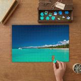 Karayip Denizi -Turkuaz Sular Tasarımı 240 Parça Ahşap Puzzle Ahşap Kutuda MP11265