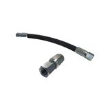 Karbeyaz Hidrolik Damper Hortumu 9/16 Vidalı - New Holland - Massey Ferguson - Erkunt - Tümosan - Steyr-Başak - 55CM - 1 Adet